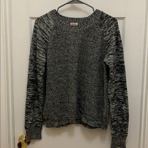 Grey black sweater